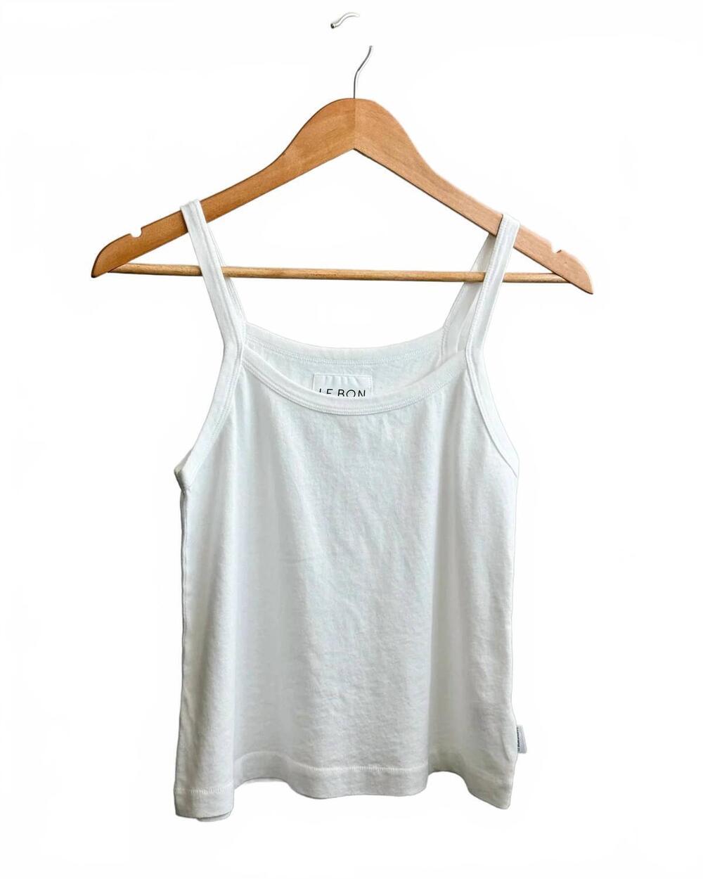 NEW LE BON SHOPPE women's dana camisole in vintage white